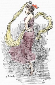 パリのジャコモ・カサノバ (1725-1798) の通過中のマリー・アン・ド・クピウス・デ・カマルゴ・ディ・ラ・カマルゴ (1710-1770) ダンサーの肖像 作： Fabio Fabbi