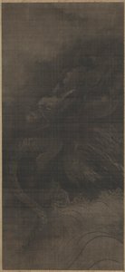 ドラゴンとタイガー、c。 1250-1279。 作： Fachang Muqi
