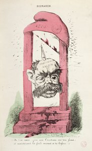 オットー・フォン・ビスマルクの戯画（1815-98）1870