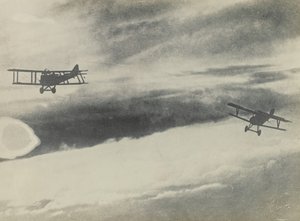 [2機の飛行機] 作： Fedele Azari