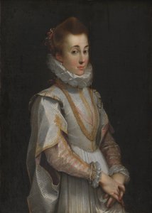 若い女性の肖像 作： Federico Barocci