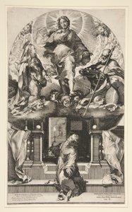 聖フランシスのビジョン 作： Federico Barocci