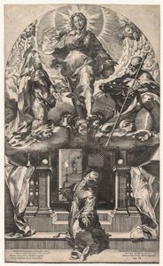 聖フランシスのビジョン 作： Federico Barocci
