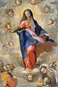 無原罪懐胎、1575年頃 作： Federico Fiori Barocci or Baroccio