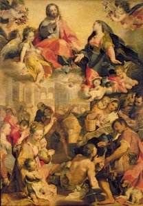人々の聖母、1576-79 作： Federico Fiori Barocci or Baroccio