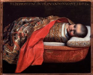 ウルビーノ公爵フェデリコ・ウバルド・デッラ・ローヴェレの肖像（幼児） - 絵画 作： Federico Fiori Barocci or Baroccio