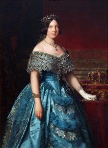 スペインのイザベラ2世 作： Federico de Madrazo y Kuntz