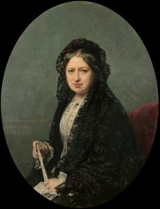 マリア・エンカルナシオン・クエト・デ・サアベドラ、リヴァス公爵夫人 作： Federico de Madrazo y Kuntz