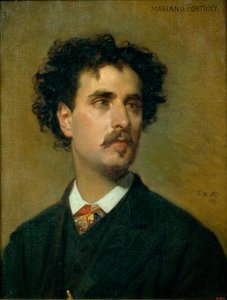 Mariano Fortuny y Madrazo (1871-1949) の肖像 - Federico de Madrazo y Kuntz (1815-1894) による絵画 - 1867 - キャンバスに油彩 - 54x42.5 - Museu Nacional d