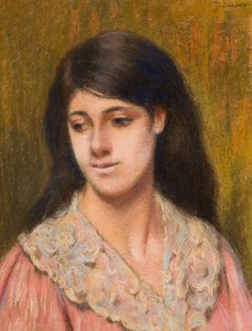 女性の頭部 作： Federigo Zandomeneghi