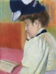 女性の読書;女性の読書、c。 1890 作： Federigo Zandomeneghi