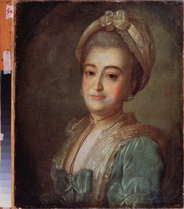 Portrait de la comtesse Elisabeth Lobanova Rostovskaya (Lobanova-Rostovskaya) (Lobanova-Rostovskaia) (Lobanova Rostovskaia) (?)。 Peinture de Fyodor (Fedor ou Fiodor) Stepanovich Rokotov (1735-1808), huile sur toile, vers 1775. Art russe 18e siecle. 状態 A 作： Fedor Stepanovich Rokotov