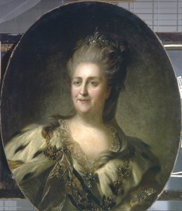 キャサリン2世の肖像1729-1796、1779 作： Fedor Stepanovich Rokotov
