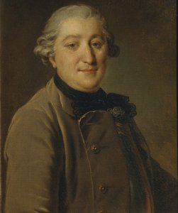Ivan Grigoryevich Orlov 1738-1791伯爵の肖像、1762年から1765年 作： Fedor Stepanovich Rokotov