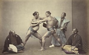 日本のヘラクレス「Nio」の代表者たち 作： Felice Beato