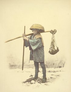 [日本人年季奉公労働者］ 作： Felice Beato