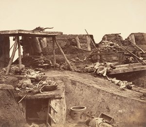 [タク砦の占領後]、1860 年。 作： Felice Beato
