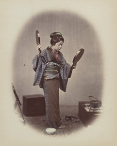 彼女のトイレで 作： Felice Beato