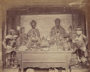本社、第 1 師団、ペタン、中国、1860 年。 作： Felice Beato