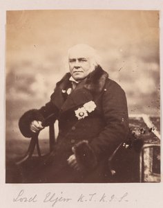 ジェームスブルース第8エルジン伯爵、1860年 作： Felice Beato