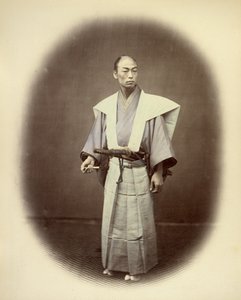 式服姿の日本の役人 作： Felice Beato