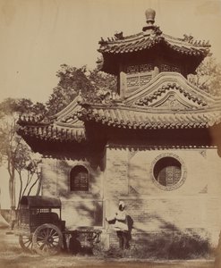 1860 年 10 月、最高司令官とエルギン卿が占拠するペキン近郊のモスク