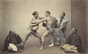 日本のヘラクレス、ニオ代表 作： Felice Beato