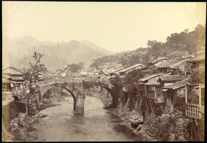 長崎の石橋 作： Felice Beato