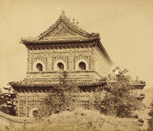 大帝国磁器宮殿（円明園）、ペキン、1860年10月 作： Felice Beato