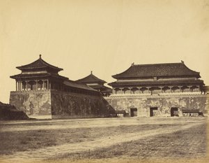 大寒宮（1860年10月29日、北京 作： Felice Beato