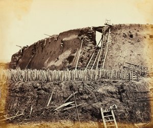 北タク砦、中国、1860 作： Felice Beato