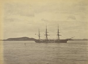 米艦船「アラスカ 作： Felice Beato