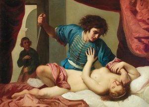 タルクィニウスとルクレティア、1630年代。 作： Felice Ficherelli