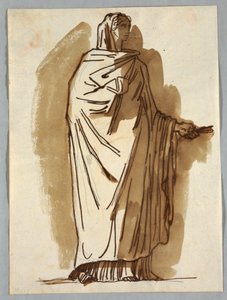 巫女のアンティーク像 作： Felice Giani