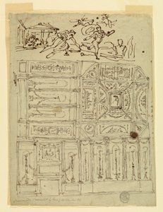 素描 アタランタとヒポメネス 1800年頃 作： フェリーチェ・ジャンニ
