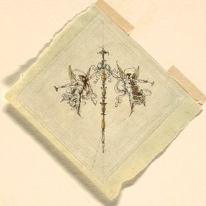 トランペットのゲーム、応接室、パラッツォ クイリナーレ、ローマ 作： Felice Giani