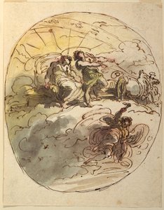 フェートン入札 アポロの別れ 作： Felice Giani