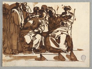 ラファエロの後の聖パウロの説教 作： Felice Giani