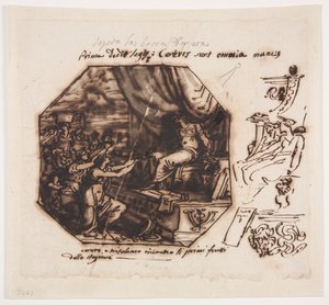 季節はセレスとトリプトレモスに贈り物をもたらす 作： Felice Giani