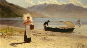 Laskeutuminen järvelle 作： Felice Zennaro