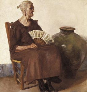 Mulher sentada, século XX (óleo sobre tela)