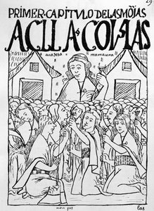 選ばれた処女 作： Felipe Huaman Poma de Ayala