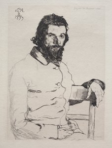 チャールズメリオン、1884年。 作： Felix Bracquemond