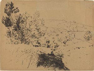 海岸の風景 作： Felix Bracquemond
