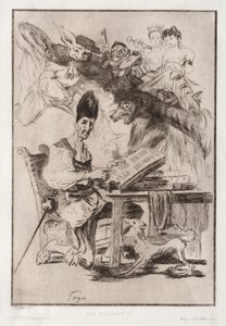 ドン・キホーテ、ゴヤの後 作： Felix Bracquemond
