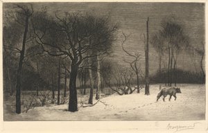 冬 作： Felix Bracquemond
