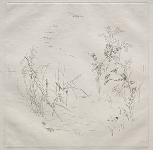 Parisian Service (ハビランド サービス): Calm (no. 3) 作： Felix Bracquemond