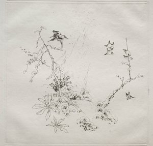 Parisian Service Haviland service：Snow no。 6、1875。 作： Felix Bracquemond