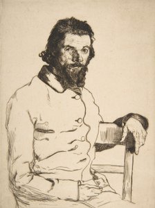 チャールズ・メリオンの肖像、1853年。 作： Felix Bracquemond