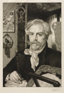 エドモンド・ド・ゴンクールの肖像、1882年。